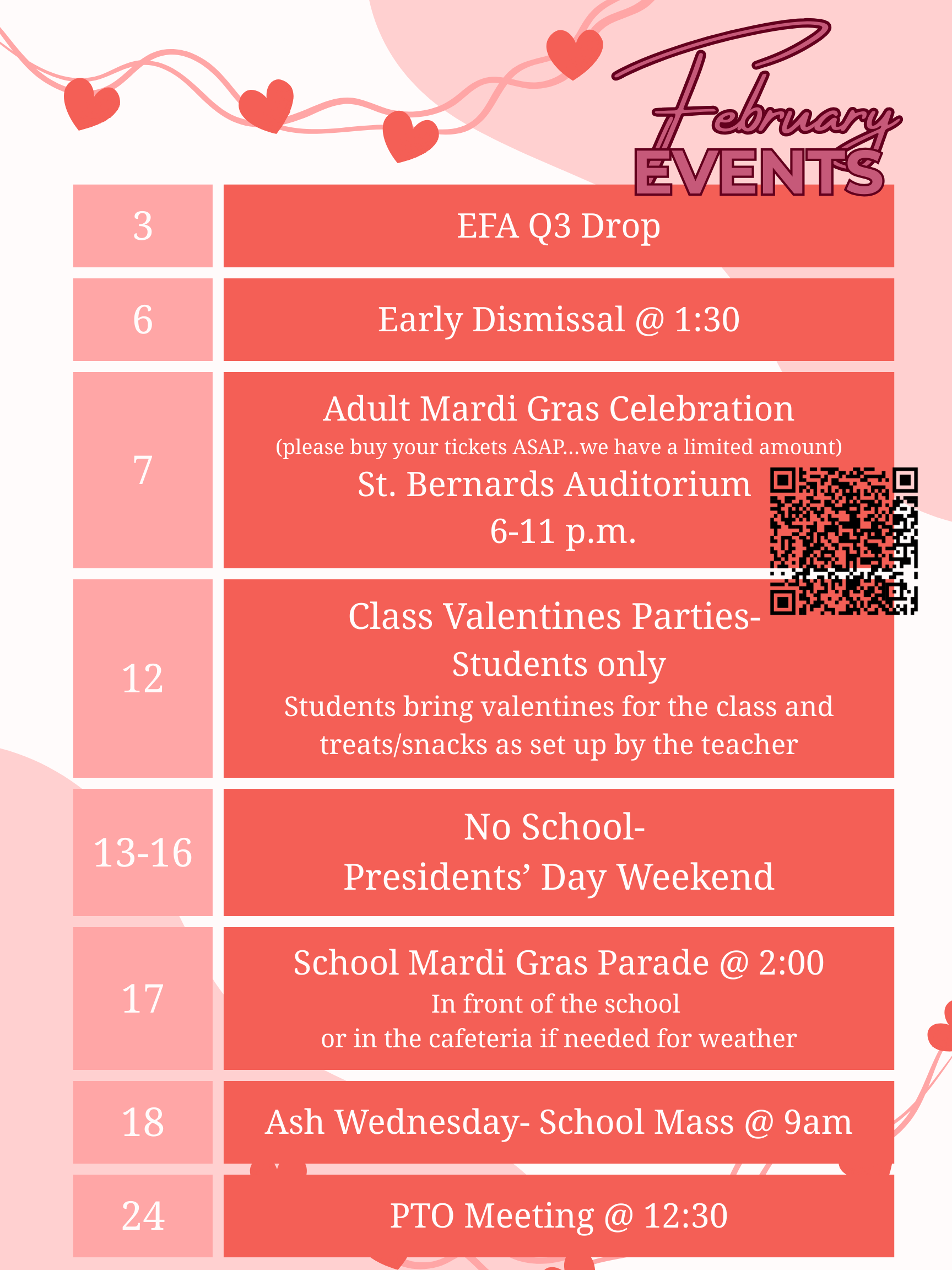 FEBRUARY EVENTS 2026